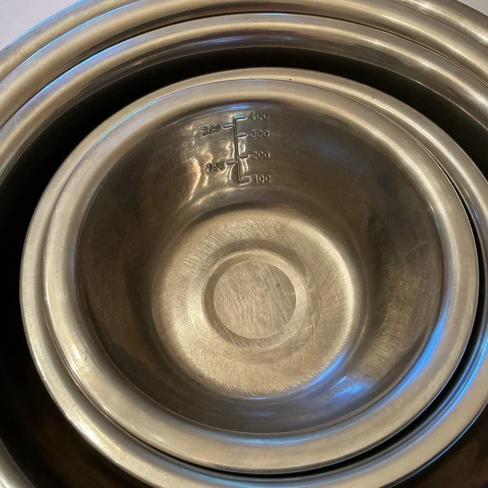 Stainless Steel Nesting Mixing Bowls  - Set of‎ 5
